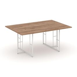 Rift Direct Стол переговорный RF.SPRG-002 Дуб Табак/Металл Белый 1780*1180*750 - Фото предпросмотра