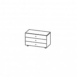 Тумба мобильная TOKYO 800х400х510 "Тумбы мобильные" ТК-001048000194 зебрано - Фото предпросмотра