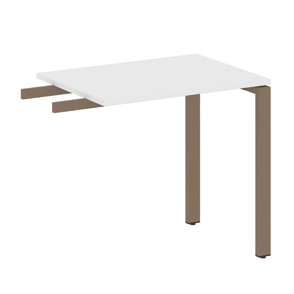 Metal System Приставной элемент на П-образном м/к БП.ПР-2 Белый/Мокко металл 800*600*750 - Вид 1