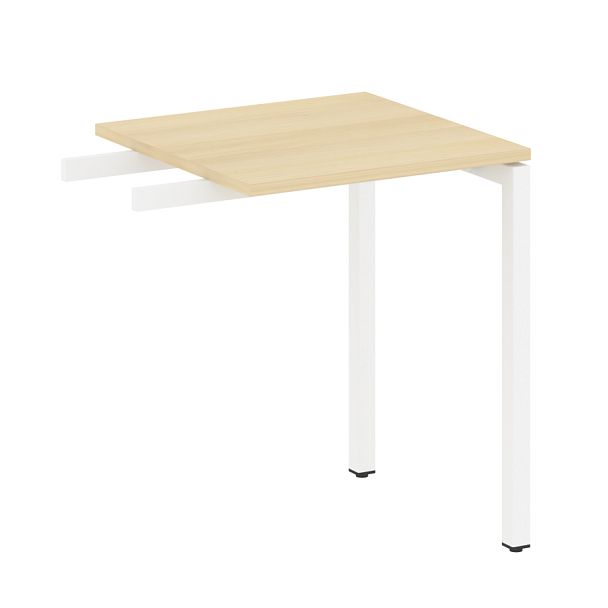 Metal System Quattro Приставной элемент на П-образном м/к 40БП.ПР-1 Акация/Белый металл 600*600*750 - Вид 1