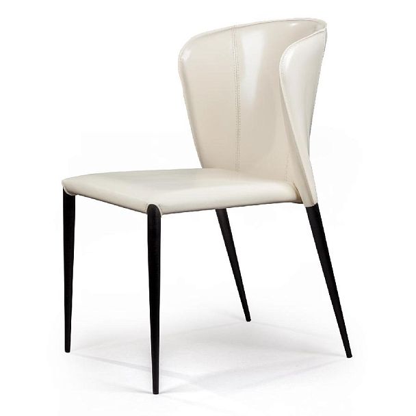 Стул Albert, кожа бежевый - Вид 1