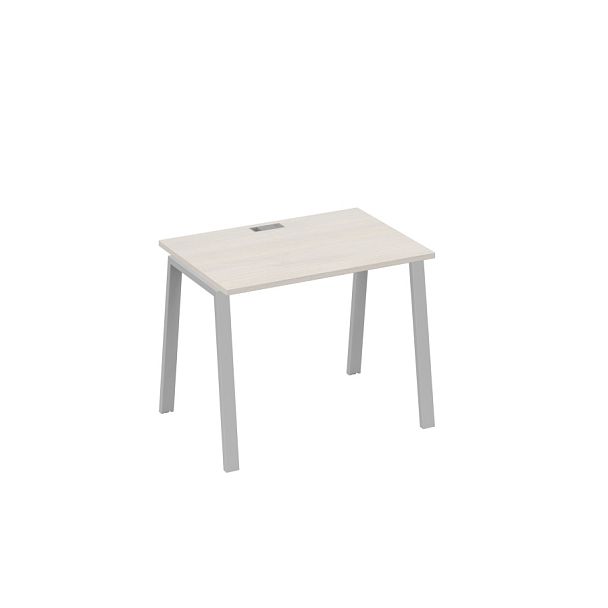 Стол письменный на металлокаркасе TRE A4 А4 Б3 012 БП дуб / металлокаркас серый - Вид 1