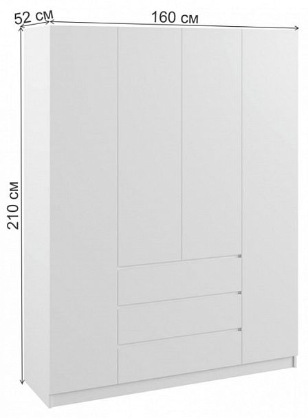 Шкаф платяной Мадера - Вид 5