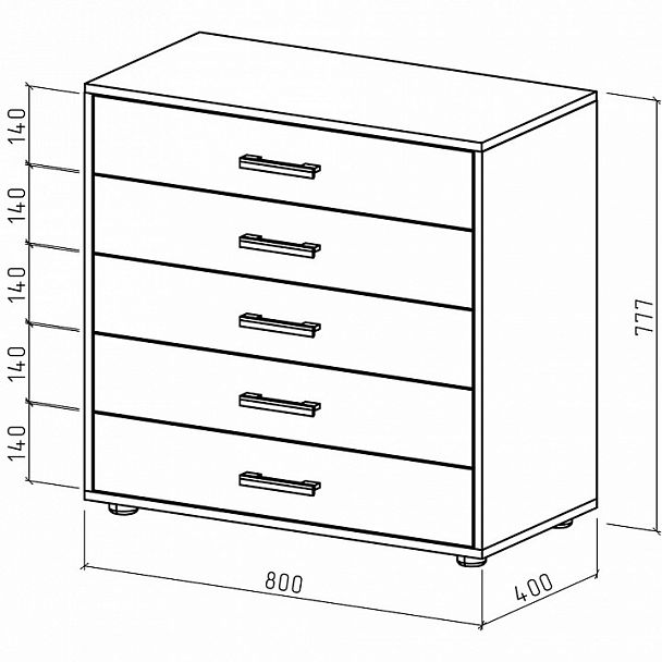 Комод Остин-7 - Вид 2