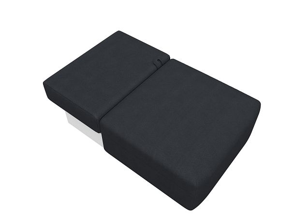 Модуль диван Лига-060 НПБ Искусственная замша серый - Вид 8