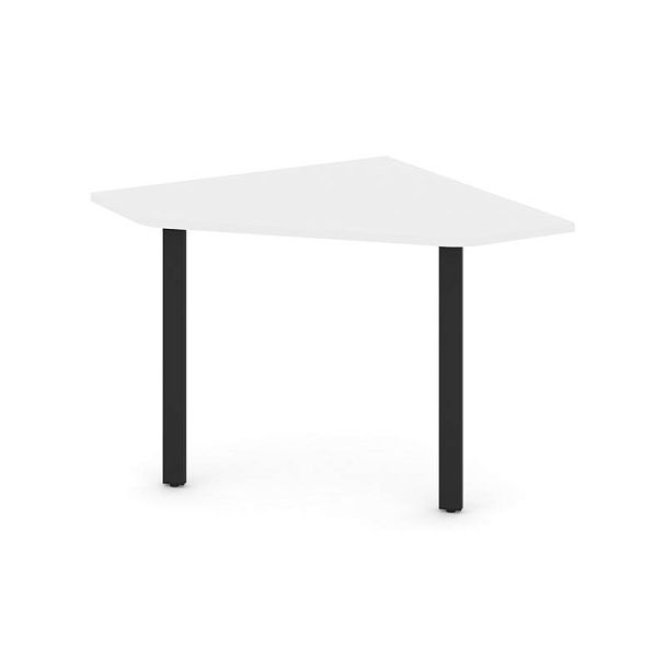 Стайл Проджект Угловой элемент перег. стола SN-6.UPRG-001 Белый/Металл Черный 1180*1180*750 - Вид 1