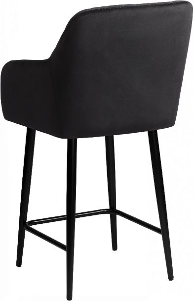 Полубарное поворотное кресло Барли К, черный H75/черный - Вид 6