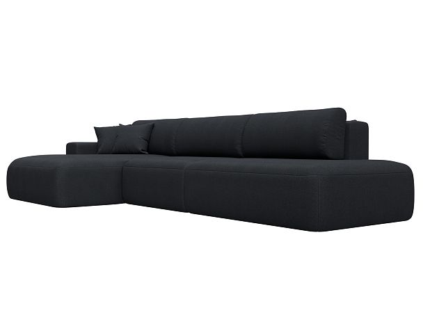 Диван угловой Лига-036 НПБ Модерн Лонг левый угол Искусственная замша серый - Вид 3