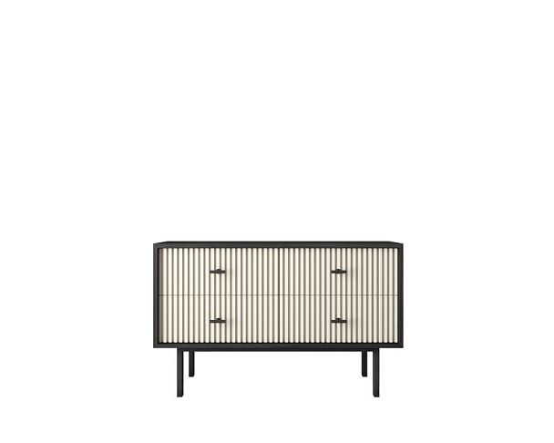 Комод с четырьмя ящиками Emerson арт EM05/milky/L - Вид 1