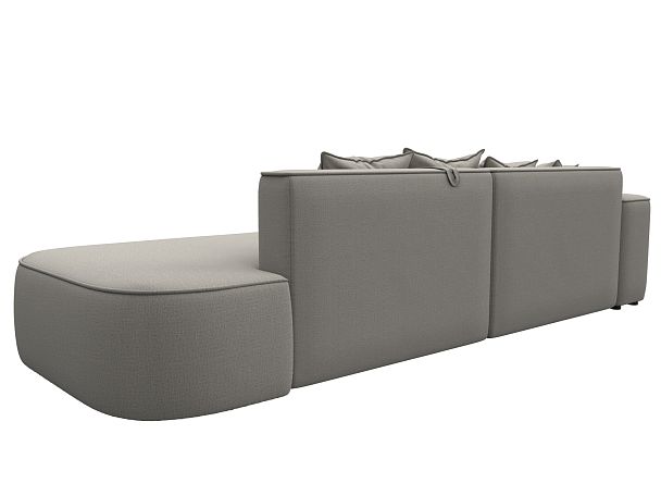 Диван угловой Лига-065 угол левый Рогожка бежевый - Вид 6