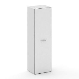 Cross Гардероб узкий универсальный CR.GB-102 white Белый Бриллиант UM/Лакобель Белый 600*460*2000 - Фото предпросмотра