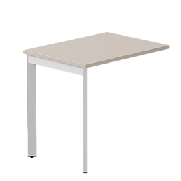 Брифинг-приставка Everprof EVO 810х600x755 опоры 45гр Кашемир/Белый - Фото предпросмотра