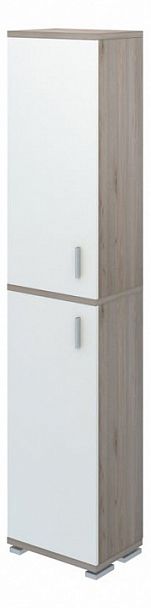 Шкаф книжный Домино нельсон ПУ-20-3 Белый/Нельсон - Вид 1