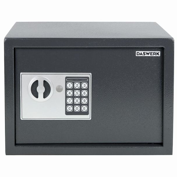 Сейф мебельный DASWERK SC-250EL (250х350х250 мм), электронный замок, графит, 291343 - Вид 4