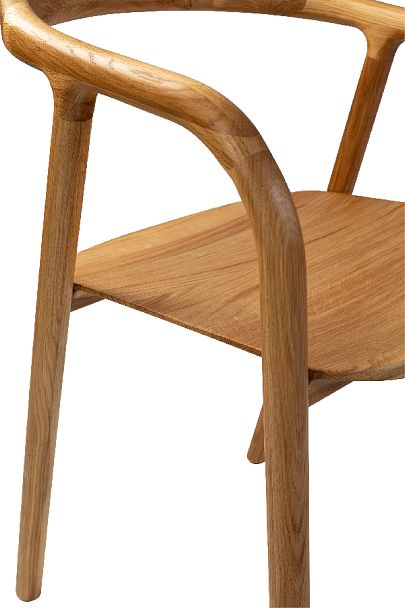 Кресло деревянное из массива дуба Соул Дуб светлый - Вид 10