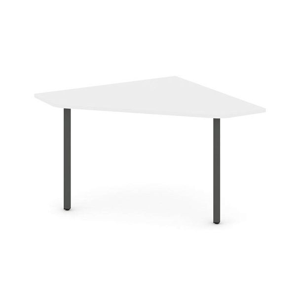 Стайл Проджект Угловой элемент перег. стола SN-4.UPRG-031 Белый/Металл Антрацит 1180*1180*750 - Вид 1