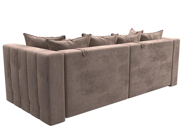 Диван прямой Лига-052 НПБ Велюр бежевый - Вид 5