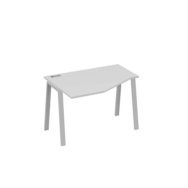 Стол эргономичный левый "Техно" на металлокаркасе TRE A4 А4 Б3 051 БП серый / металлокаркас серый - Вид 1