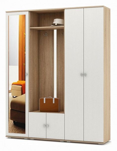 Стенка для прихожей Тунис-3 - Вид 1