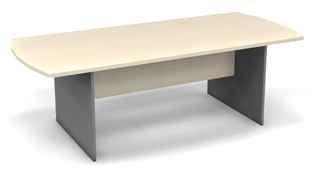 Конференц-стол симметричный 2300 Берлин Береза Майнау/Серый КСП 230 - Вид 1