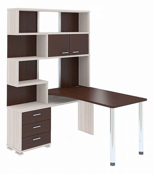 Стол компьютерный Домино СР-420/130 Венге/Карамель левый - Вид 1