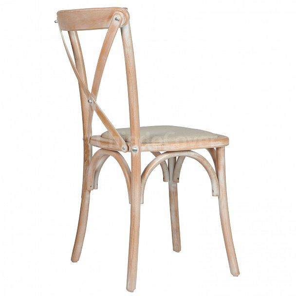Стул Кроссбэк, беленый дуб, с подушкой - Вид 4