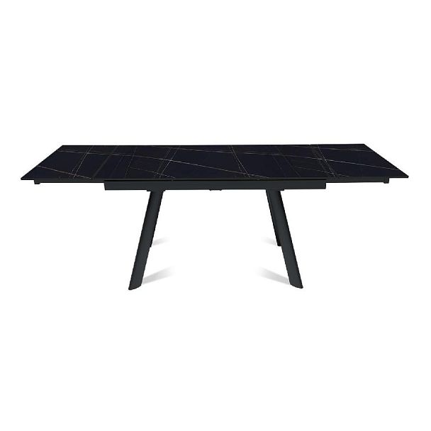 Стол раскладной Stone (140+40+40), керамика матовая Black Gold - Вид 5