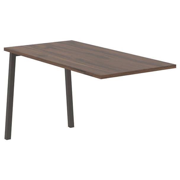 Брифинг-приставка ELB 1367 Дуб Денвер тёмный/Мокко 1360х670х750 EDIS - Вид 1