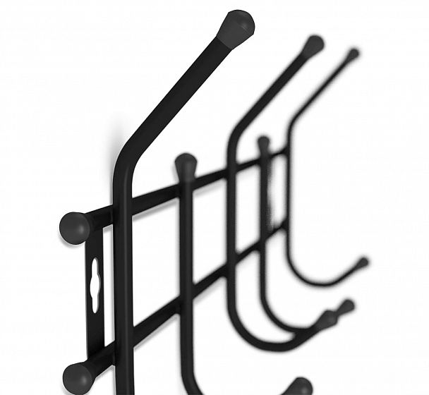 Вешалка Sheffilton Стандарт 2/5 черный/черный - Вид 3