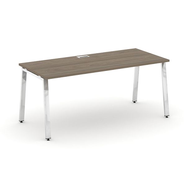 Style Project Direct Lux Стол письменный M-SN-6A.SR-016.M Вяз Благородный/Нержавеющая Сталь/Хром 1980*700*750 - Вид 1