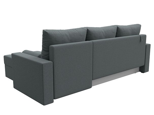 Диван угловой Верона Лайт правый угол Рогожка серый - Вид 6