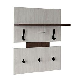 Прихожая Модена вешалка МВ-30 ясень анкор светлый/венге - Фото предпросмотра