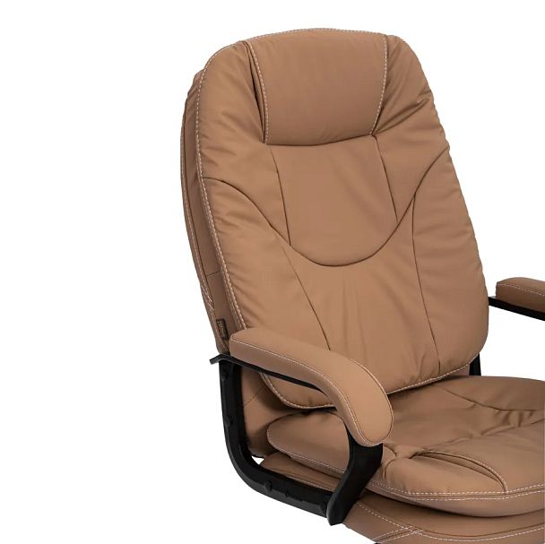 Кресло Комфорт Лт/Comfort Lt (22), кож/зам, св.-коричневый - Вид 12