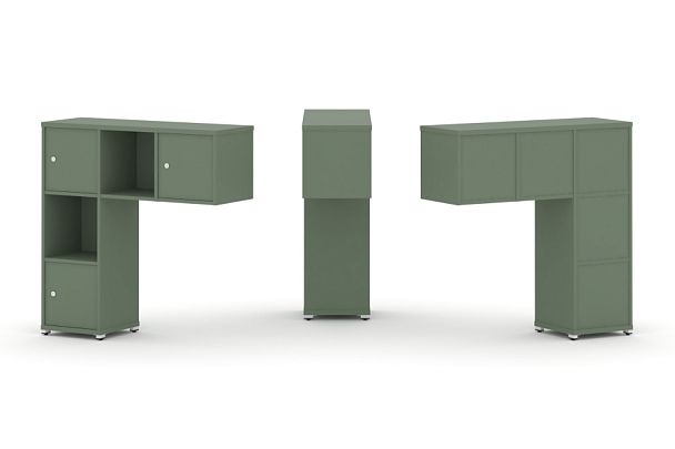 Concept Надставка низкая CN.ONN-002 Кобо/Металл Белый 1099*365*1130 - Вид 1