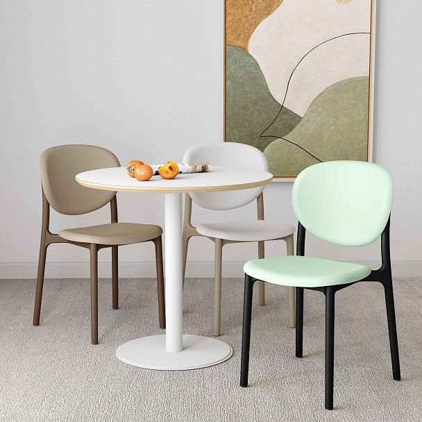 Стул Sheffilton SHT-S180 белый/капучино - Вид 8