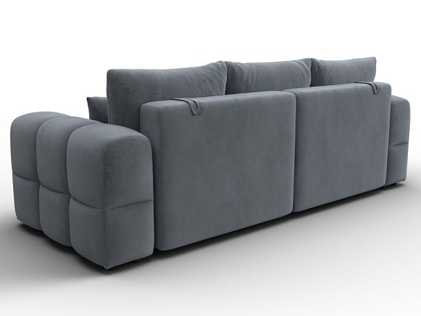 Диван прямой Лига-110 НПБ Велюр серый - Вид 5