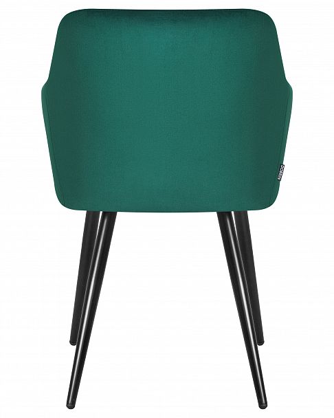 Стул обеденный DOBRIN ROBERT (черные матовые ножки, велюр V108-64 Зелёный) - Вид 5