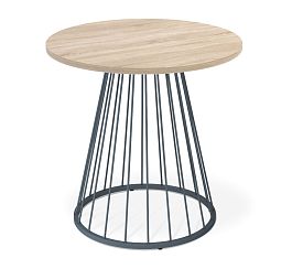 Стол Sheffilton SHT-TU85/TT80 ЛДСП антрацит/дуб сонома - Фото предпросмотра