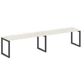 Metal System Quattro Р. ст. на 2 раб. места на О-образном м/к 50БО.СМ-2.5 Дуб наварра/Антрацит металл 3600*720*750 - Фото предпросмотра