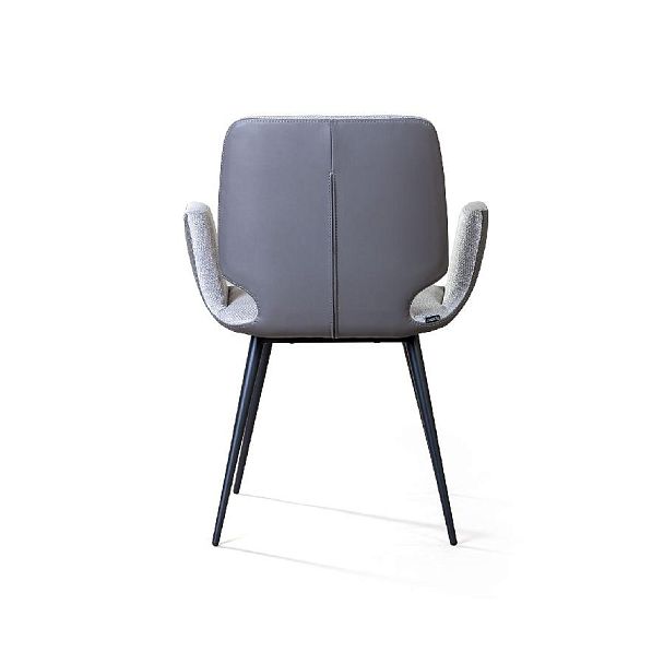 Стул с подлокотниками Adam, рогожка комби серый - Вид 7