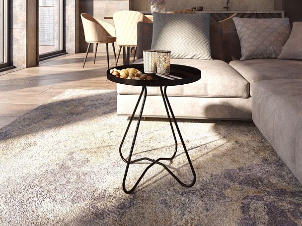 Столик журнальный Sheffilton SHT-CT3 черный муар - Вид 10