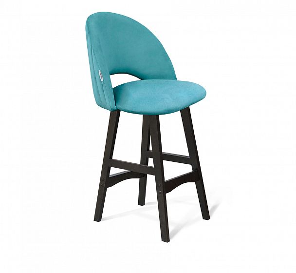 Стул полубарный Sheffilton SHT-ST34-1/S65-1 голубая пастель/венге - Вид 1