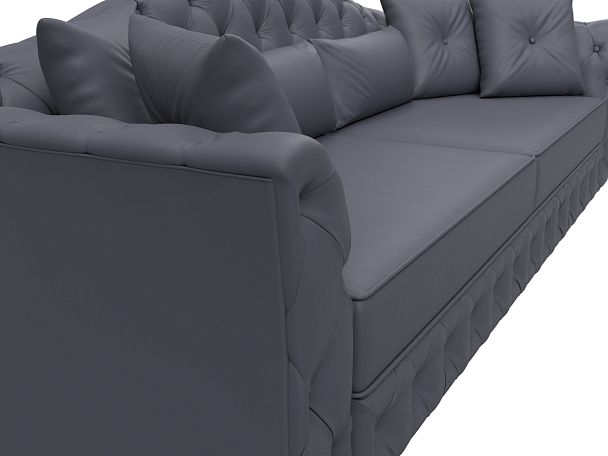Диван прямой Артис Экокожа серый - Вид 4