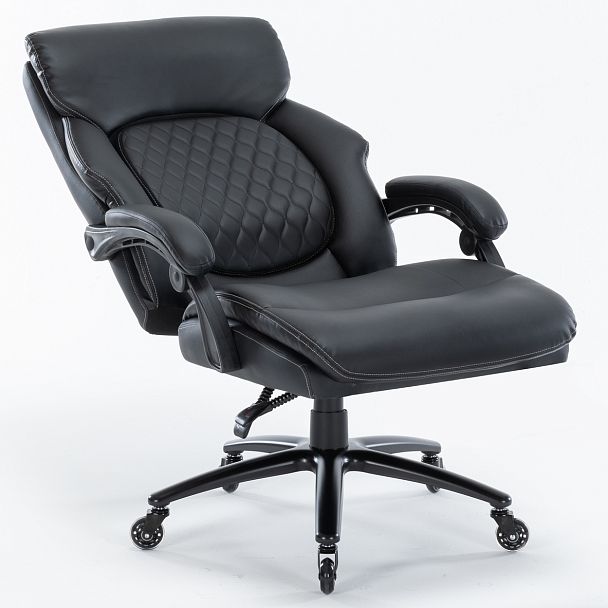 Кресло CHAIRMAN CH412, экокожа, черный - Вид 5
