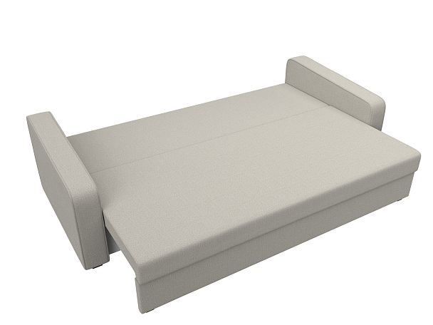 Диван прямой Лига-009 Рогожка бежевый - Вид 8