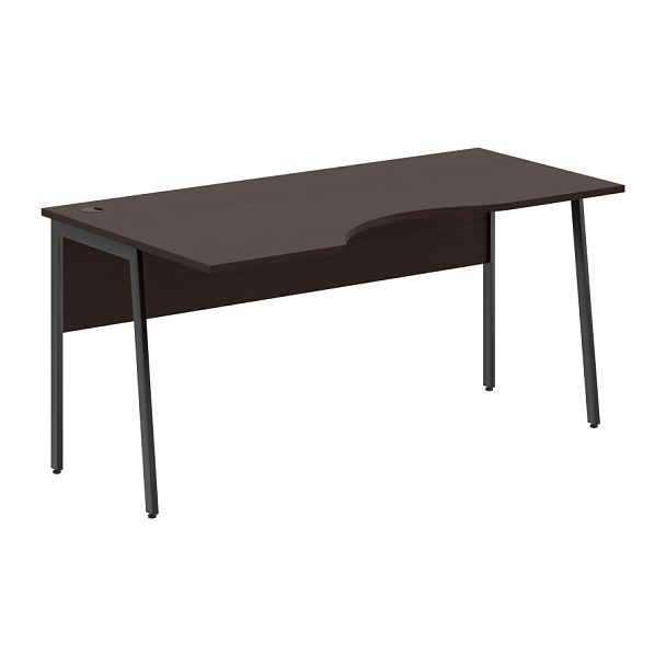 Стол прямой СА-1P(L) Венге Магия/Антрацит 1600х900х755 IMAGO PLUS - Вид 1