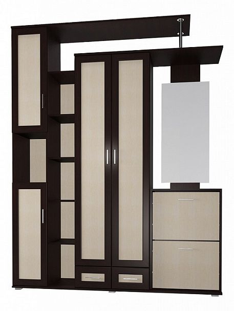 Стенка для прихожей Мебелайн-14 - Вид 1