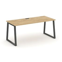 Style Project Direct Direct Стол письменный SN-6T1.SR-014.M Тиквуд Светлый/Металл Антрацит 1580*700*750 - Фото предпросмотра