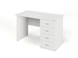 ЛАЙТ / LIGHT RRG007-12x6R Однотумбовый стол 120x60x75 Белый - Фото предпросмотра