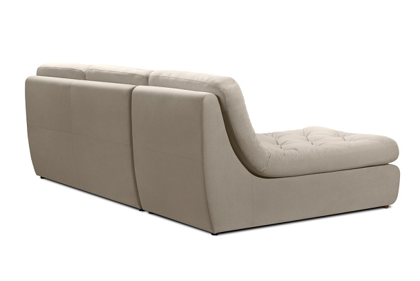 Мягкий угол «Борнео» с оттоманкой бежевый - Вид 5